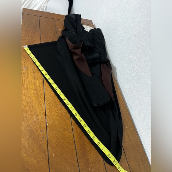 Exclusively Misook Black Brown Colorblock Long Sleeve‎ size XL - Picture 12 of 12